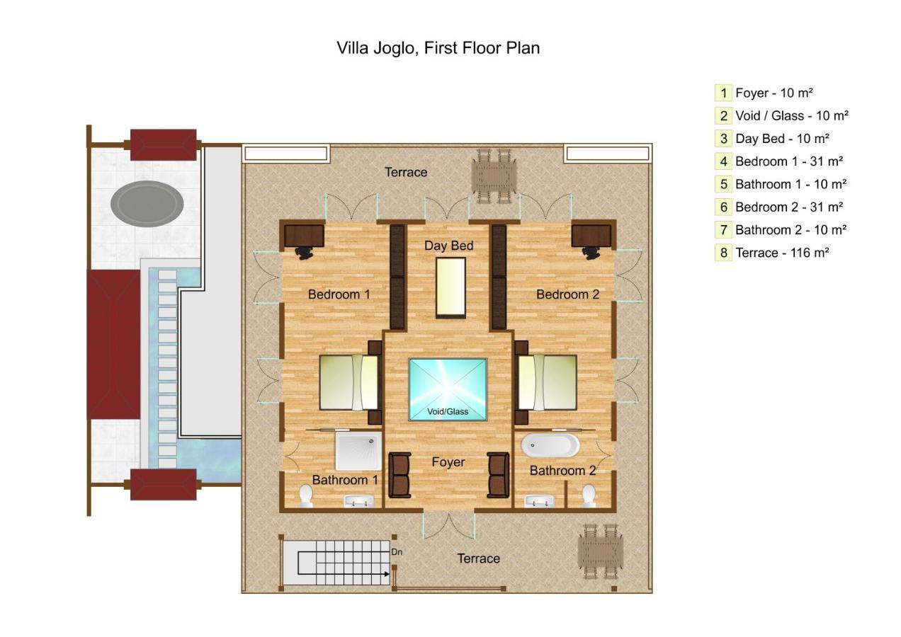 Candidasa Oceanfront Citakara Sari Villas מראה חיצוני תמונה